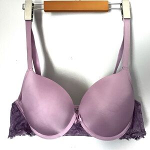 Torrid  Purple Push Up Balconette Bra 40 B